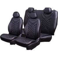 Чехлы Премиум Экокожа Байрон Президент|Жук на Nissan Note 2005-2014 г.в.