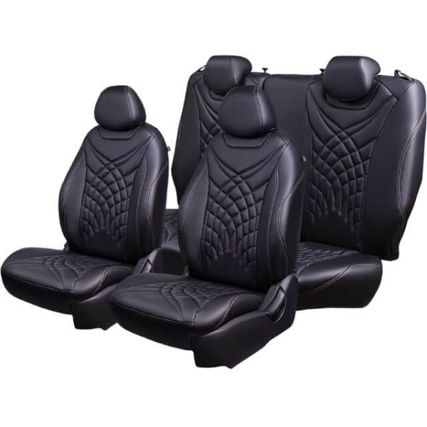 Чехлы Премиум Экокожа Байрон Президент|Жук на Nissan Note 2005-2014 г.в.