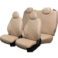 Чехлы Премиум Экокожа Байрон Президент|Жук на Nissan Note 2005-2014 г.в.