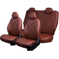 Чехлы Премиум Экокожа Байрон Президент|Жук на Nissan Note 2005-2014 г.в.