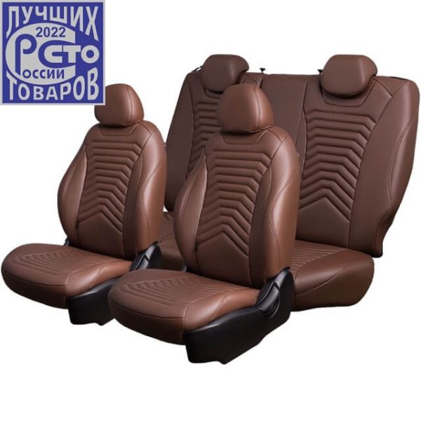 Чехлы Премиум Экокожа Байрон Президент|Жук на Nissan Note 2005-2014 г.в.