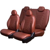 Чехлы Премиум Экокожа Байрон Президент|Жук на Nissan Note 2005-2014 г.в.